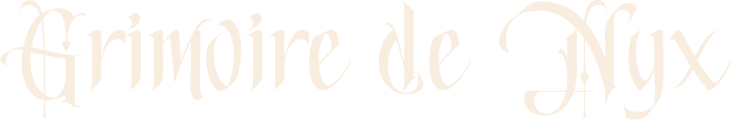 Grimoire de Nyx.